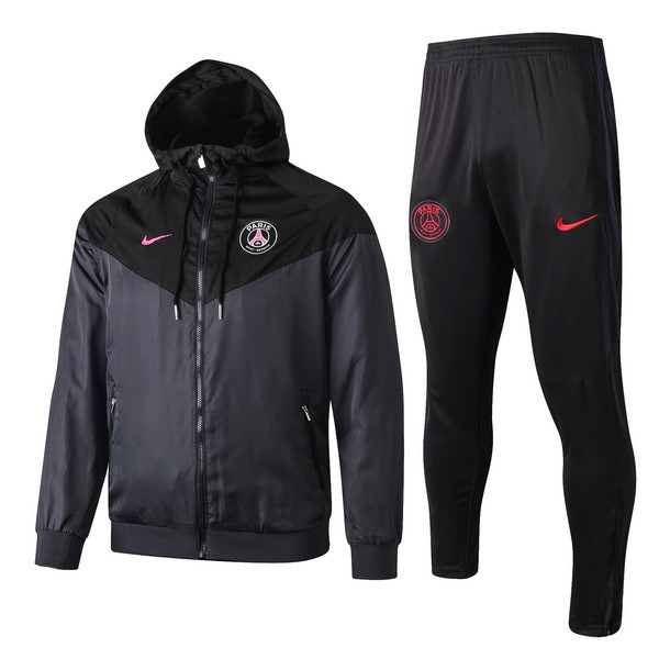 Rompevientos Conjunto Completo Paris Saint Germain 2019-2020 Negro Rosa